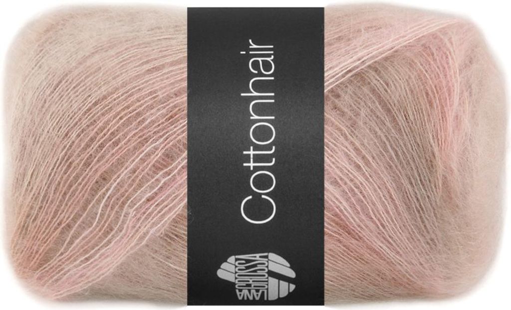 Lana Grossa - Baumwollehair 0105 mauve rosa zartrosé beige taupe