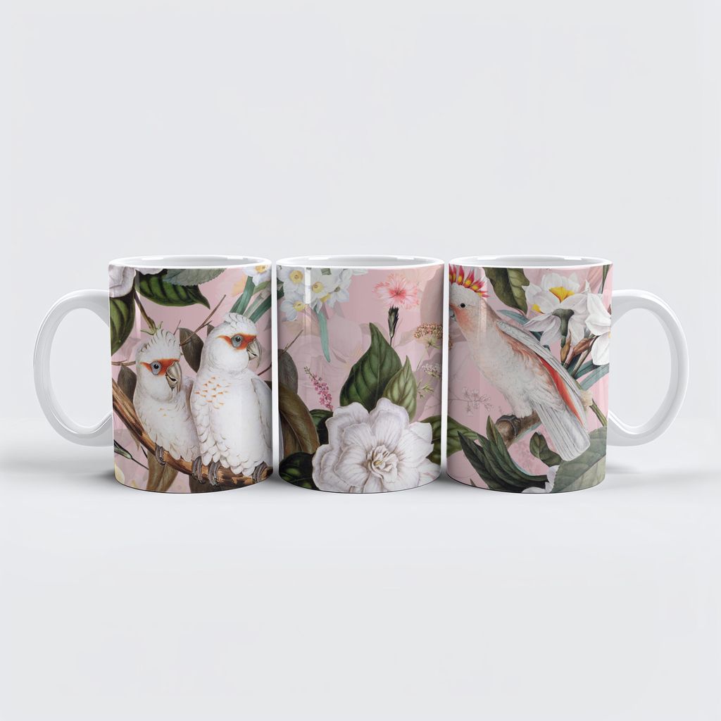 raxxa Premium-Tasse "Kakadu Vintage Vogelpark"