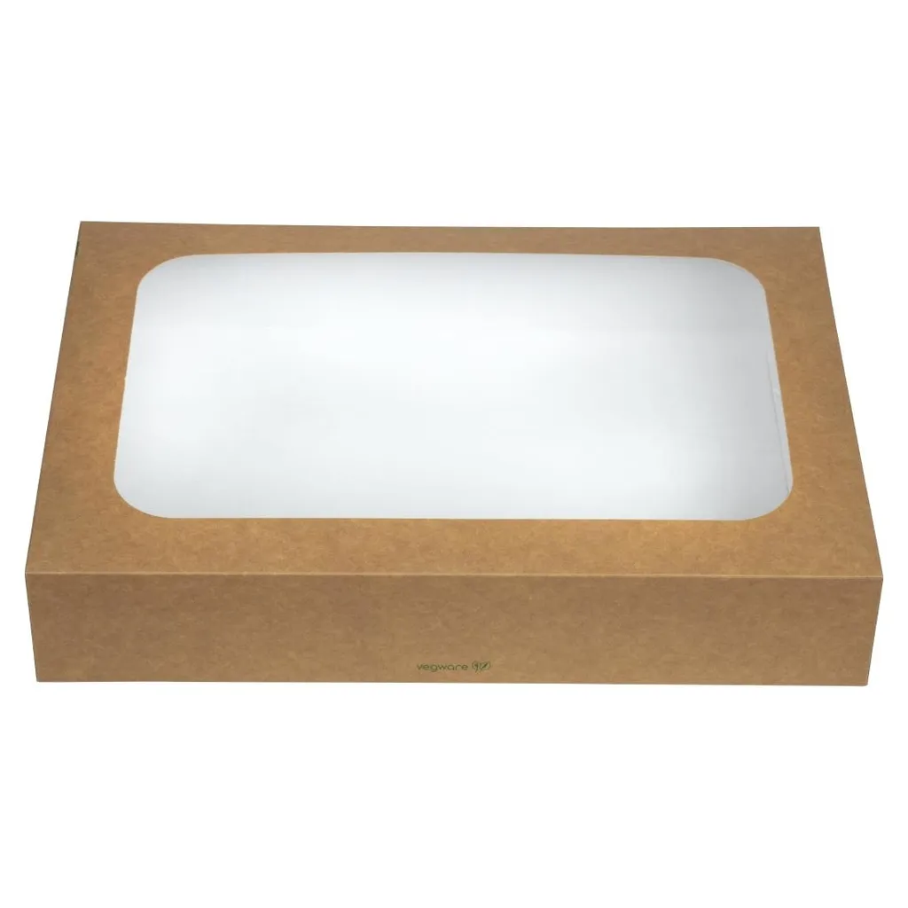 Pack de 25 boîtes à sandwich pour traiteur et vente à emporter durable - 6