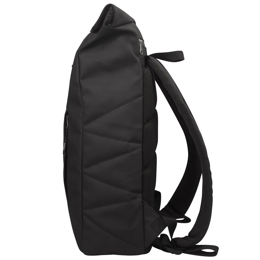 Sac à Dos Rolltop 16L avec Compartiment PC : Noir Résistant et Léger - 3