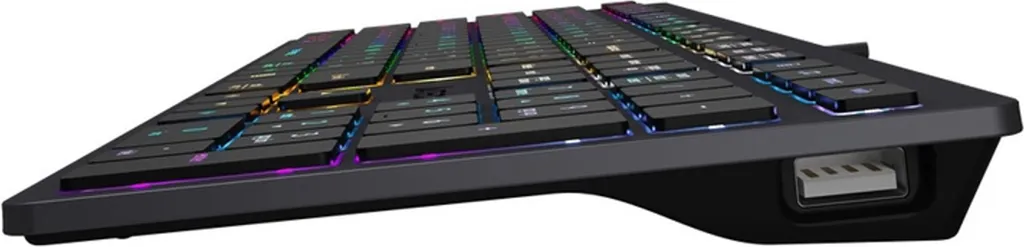Clavier A4 Tech FStyler FX60H - Clavier Chiclet Rétroéclairé Néon - 8