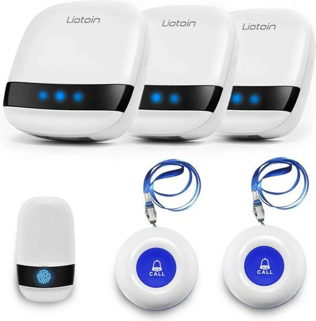 Alarme de téléassistance pour seniors avec bouton d'appel d'urgence