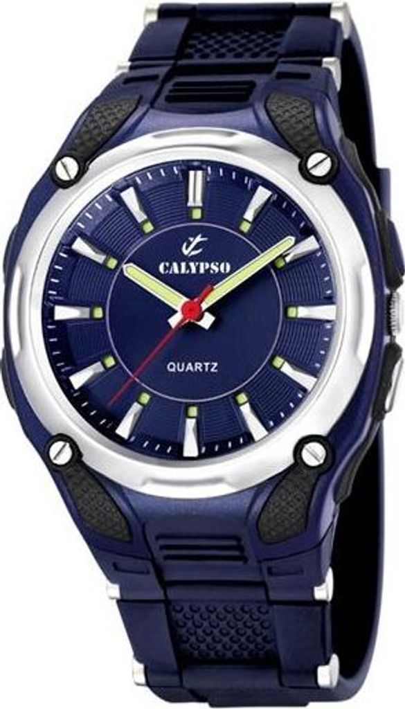 Calypso Herrenuhr by Festina K5560/3 blau Armbanduhr