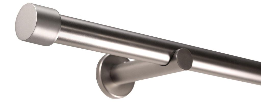 Deco-Raum Gardinenstange auf Maß Style Edelstahl-optik Produktbild 