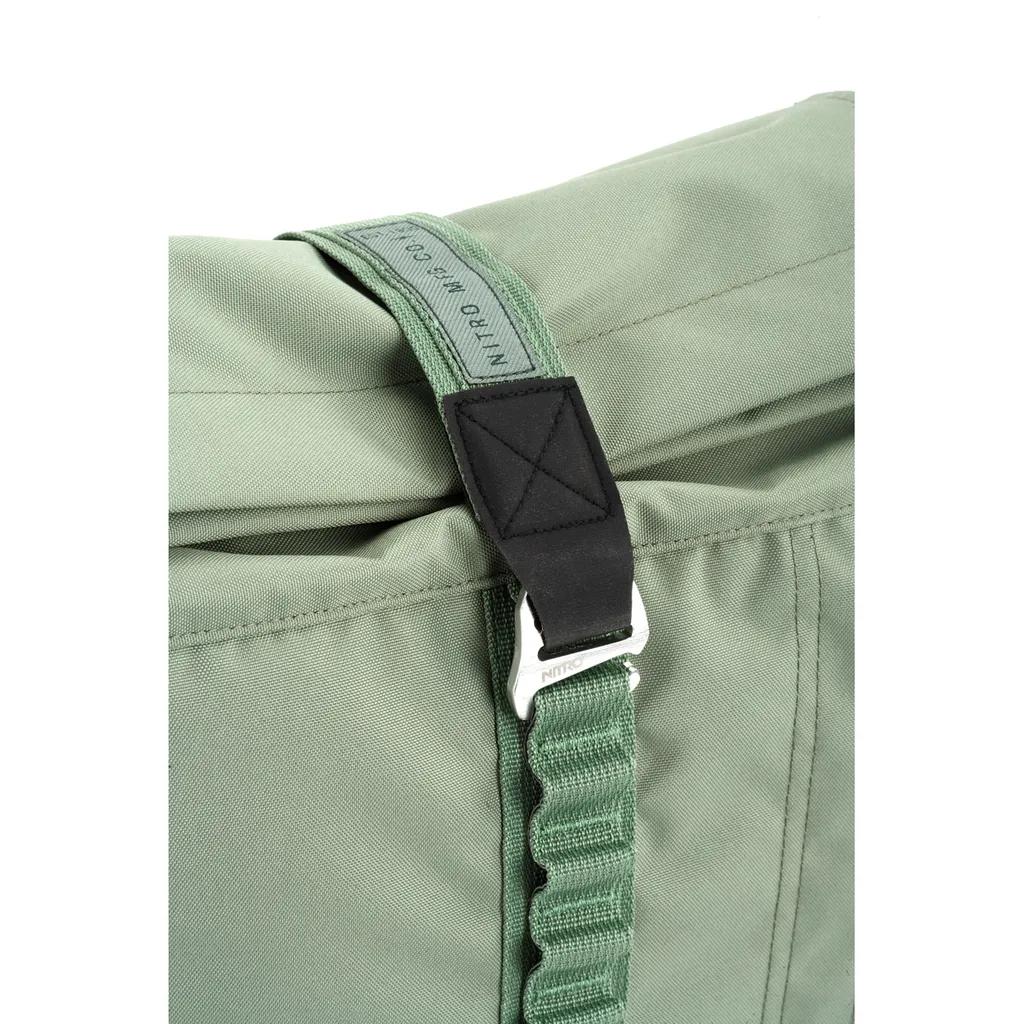 Nitro Scrambler Urban Backpack 28L Dead Flower Verde Tempo Libero - 12