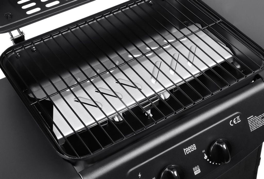 Teesa BBQ 2000 - Grill gazowy z 2 palnikami, TSA0080, Zdjęcie produktu 4