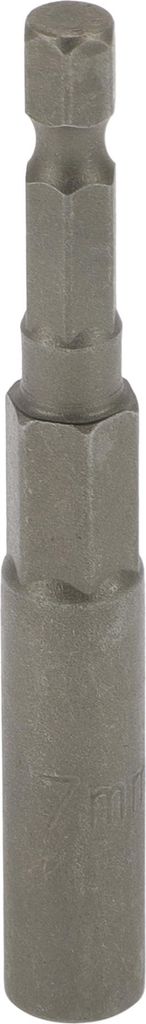 1 Stš¹ck Schlagschrauber Steckschlš¹ssel Langlebiges Werkzeug 80mm Silberfarben Chrom-Vanadium-Stahl 1/4" Sechskantschaft 6-Punkt 7mm fš¹r Au...