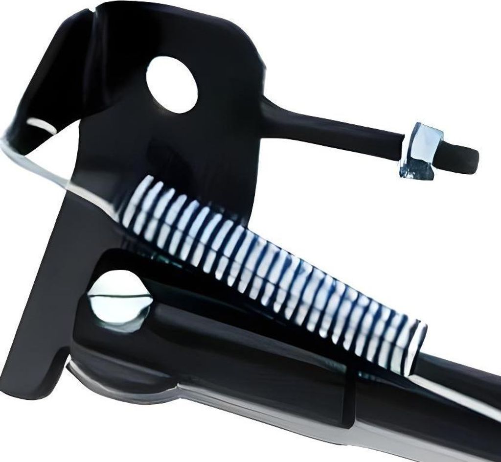 MZA Seitenständer für Steckachse hinten, schwarz kompatibel mit Simson S50, S51, S53, S70, S83, KR51/2
