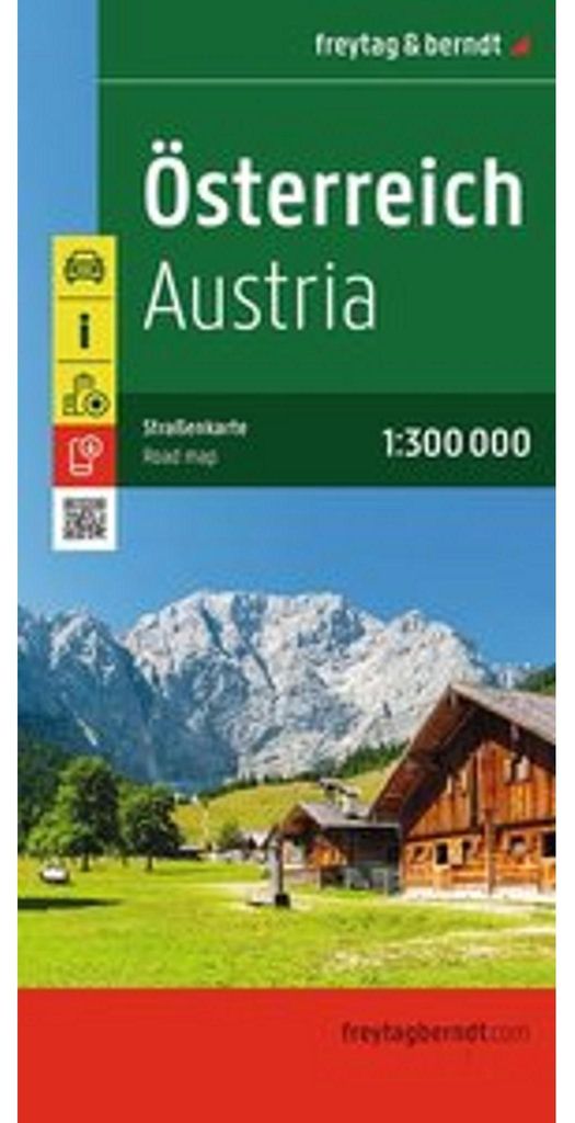 Österreich, Straßenkarte 1:300.000, freytag & berndt Produktbild 