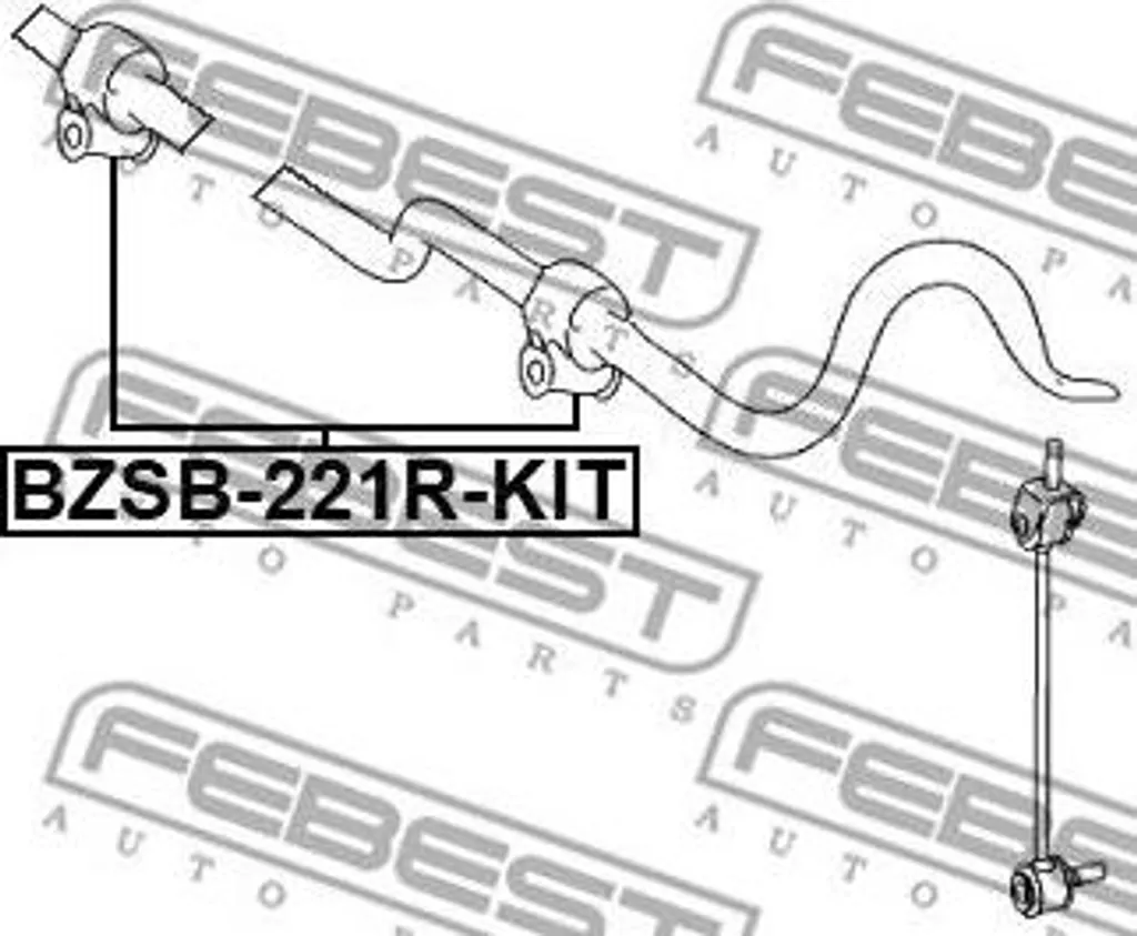 Éliminez les bruits de suspension Classe S - Kit Palier A2213200411