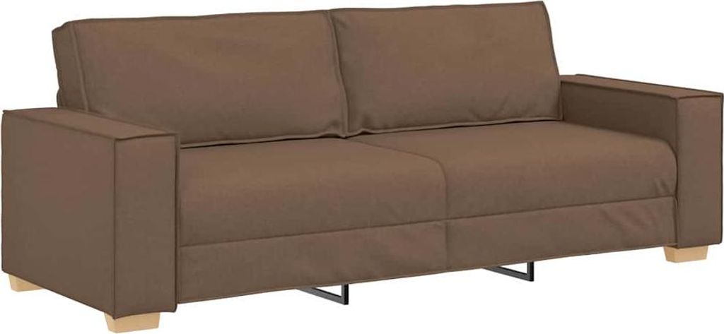 3-Sitzer-Sofa Braun 180 cm Stoff
