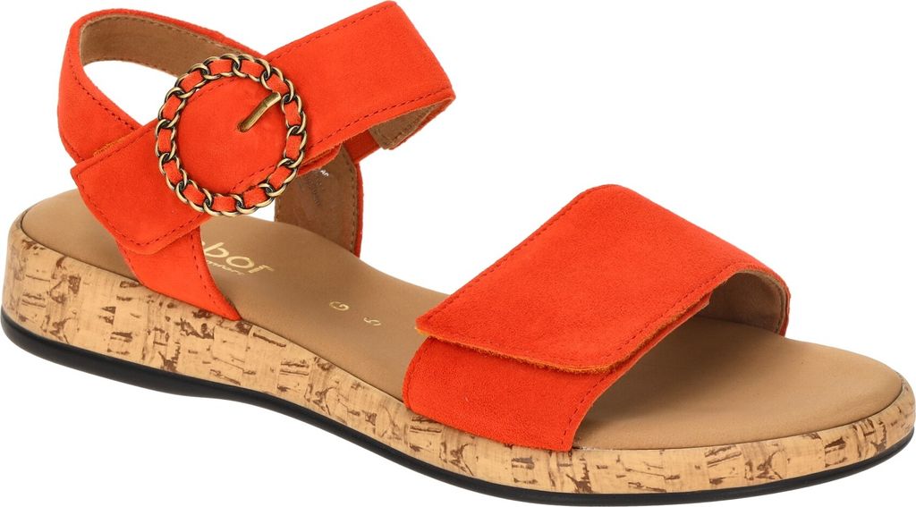 Gabor (0) Sandalen Damen 31393931333136 Orange 39 EU