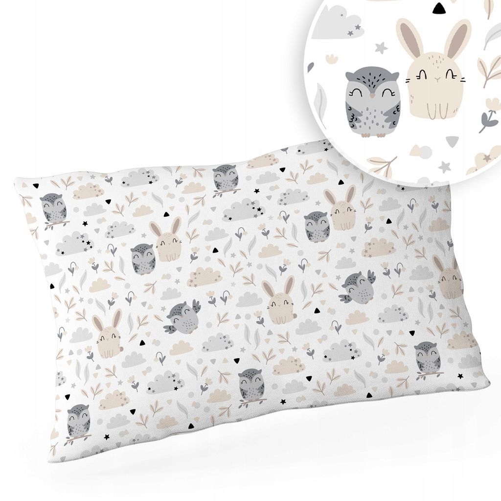 Kinder Kopfkissen 40x60 cm – Kleinkind Kissen – Antiallergisch – 100% Baumwolle