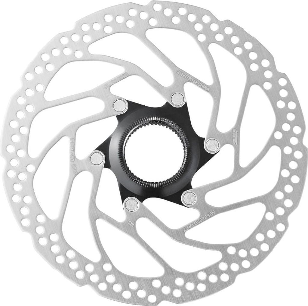 SHIMANO Bremsscheibe RT30 160mm Cl schwarz Produktbild 