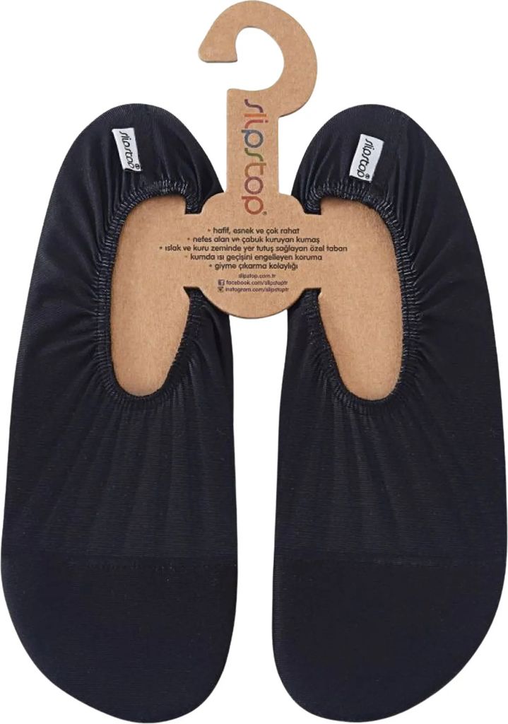 Slipstop Black Wasserschuhe Senior