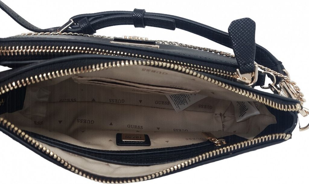 GUESS NOELLE DBL POUCH Schwarz Produktbild 