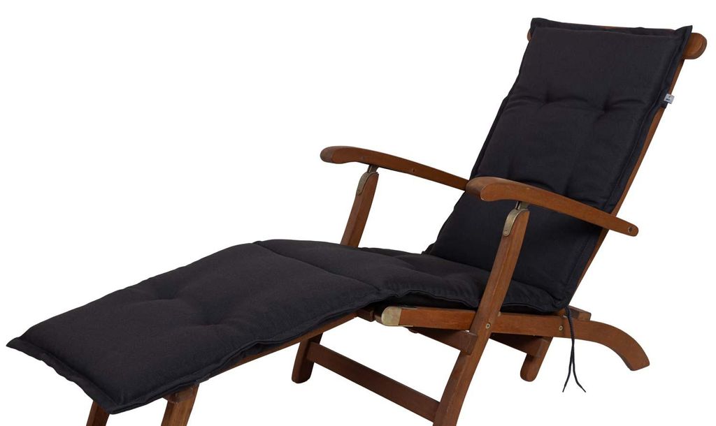 Auflage Deckchair Florence 2399 anthrazit wasserabweisend Produktbild 