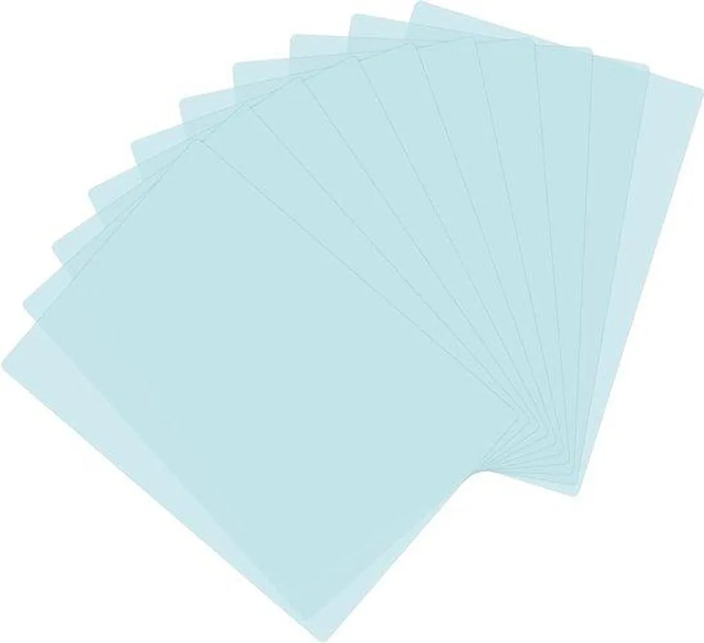 Lot de 10 filtres de couleur A4 bleu clair pour lecture et photo studio