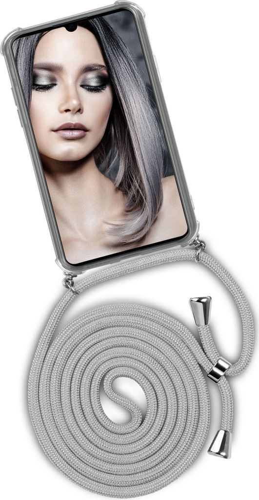 TWIST-Case + TWIST-Cord für Huawei Mate 20, Farbe:Silverstar (Silber)
