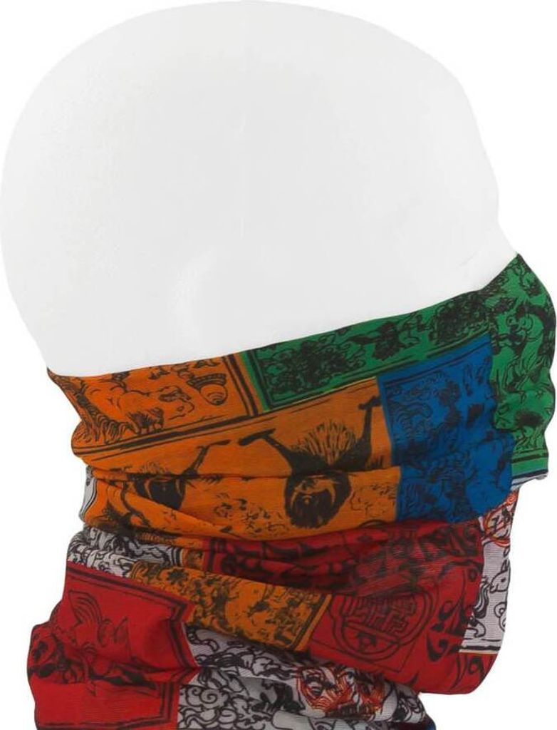 Oblique Unique Multifunktionstuch Schlauchtuch Halstuch Motorrad - Art Squares