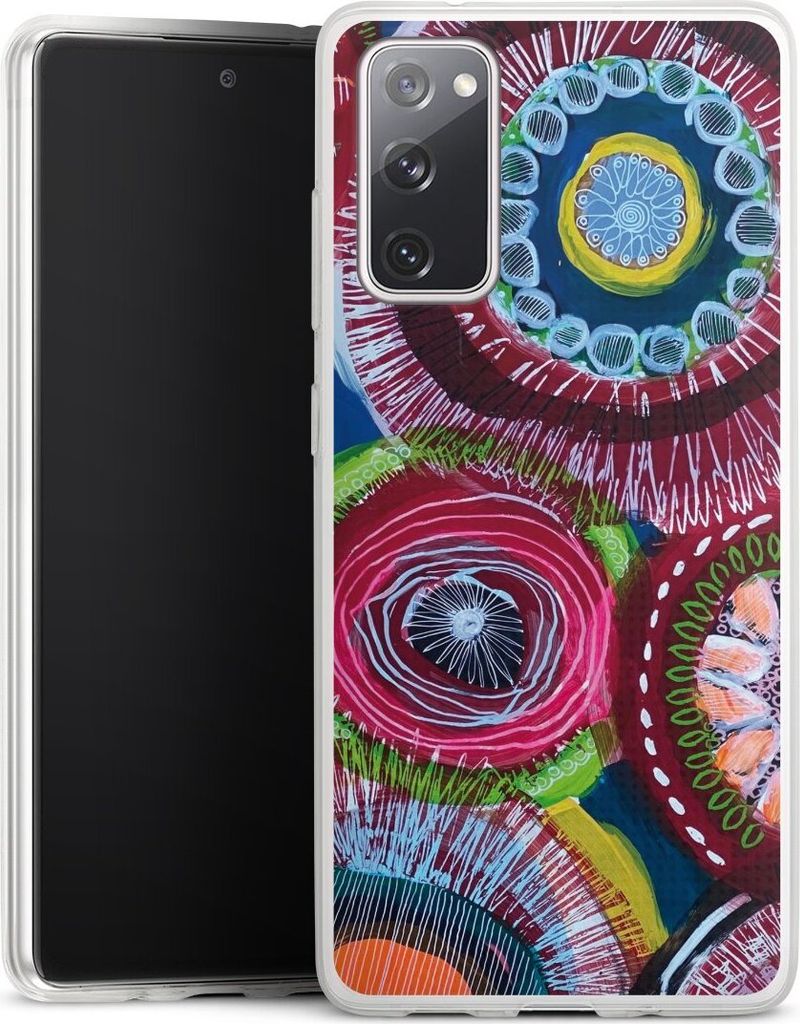 DeinDesign Slim Hülle für Samsung Galaxy S20 FE Silikon Case Ultra Dünn Handyhülle Farbe Malerei bunt