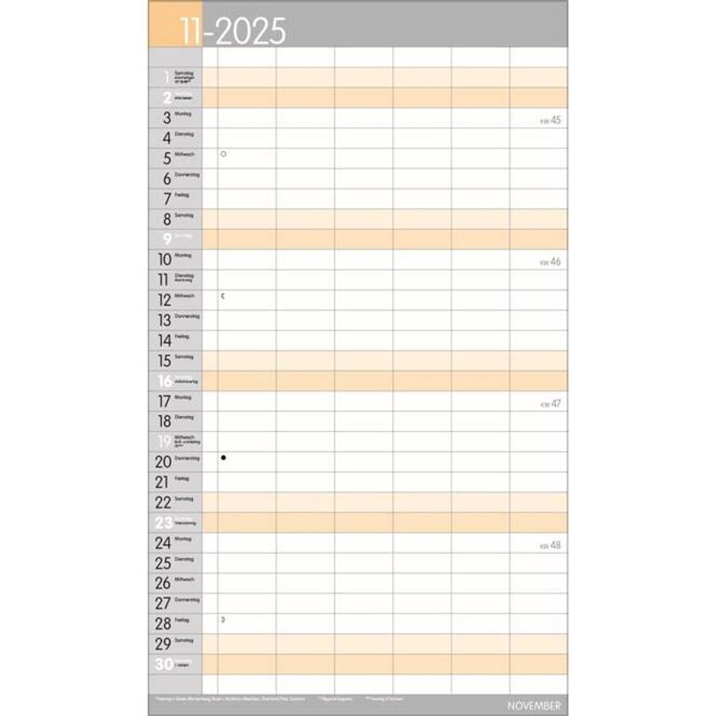 XL Familienplaner Pastell 2025 Produktbild 3