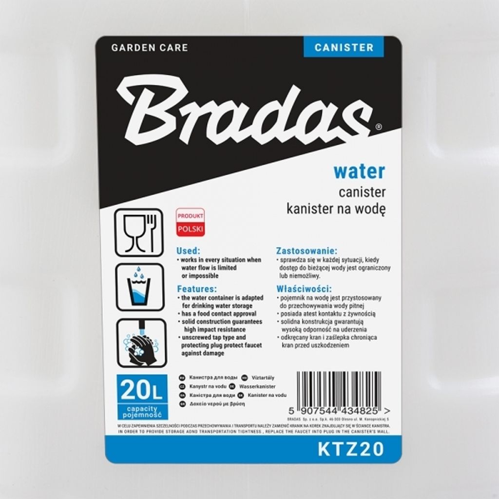 Kanister na vodu 20 litrov s kohútikom Obrázok produktu 4