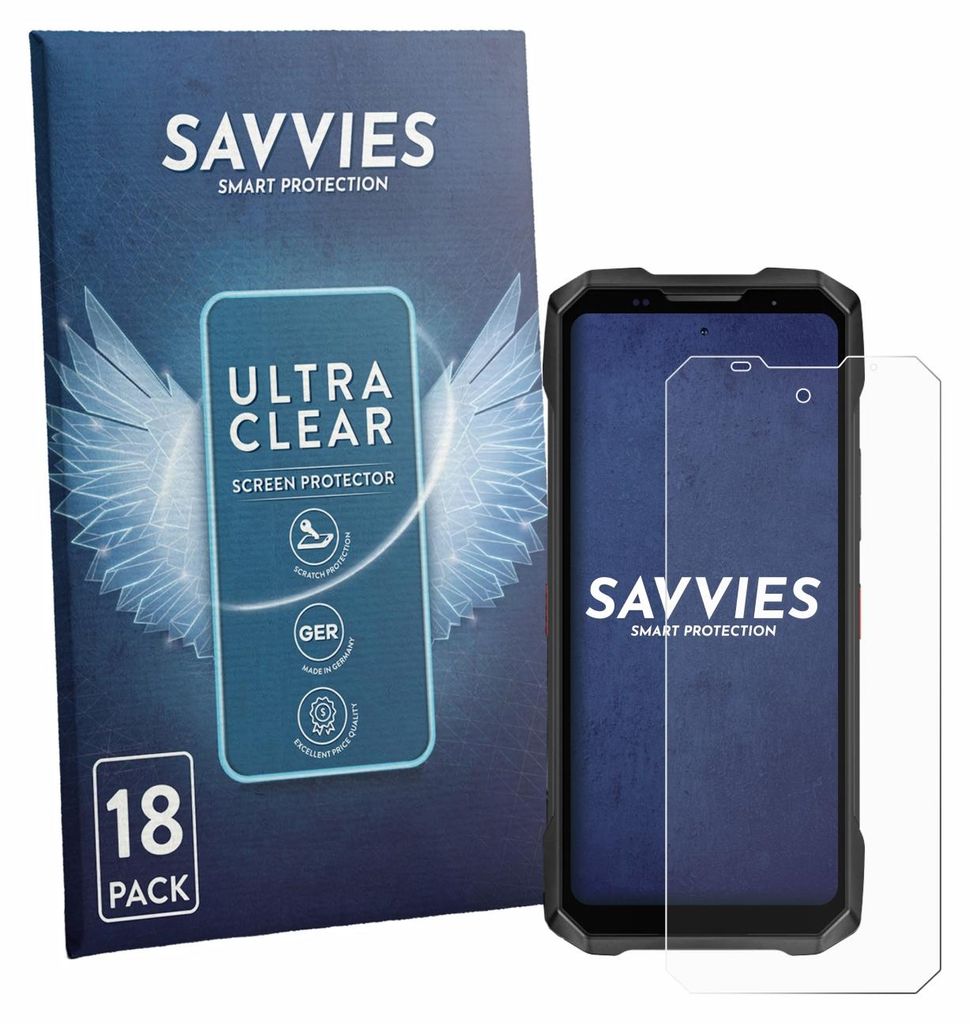 18x Für Doogee V Max 2 Pro Schutzfolie Savvies Displayschutz Display Schutz Folie Klar Transparent