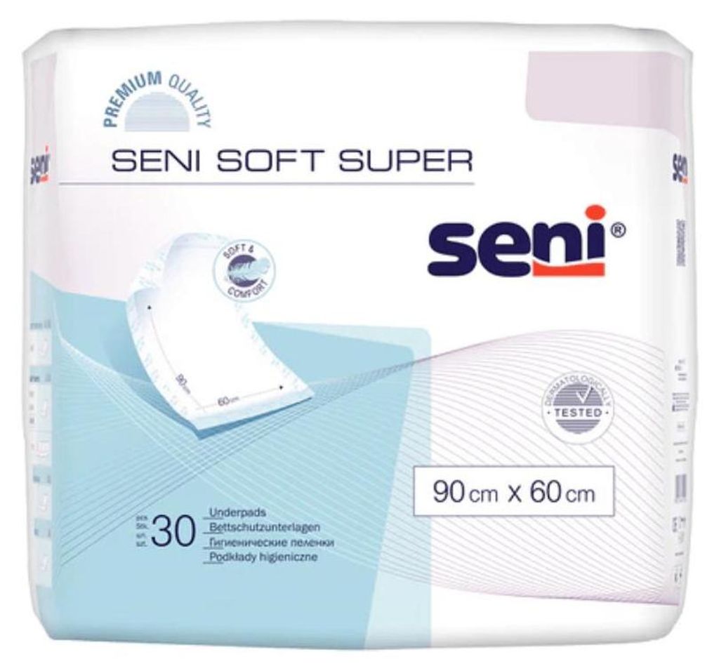 Seni Soft Super ochraniacz na łóżko 60x90 cm 25 szt Zdjęcie produktu 