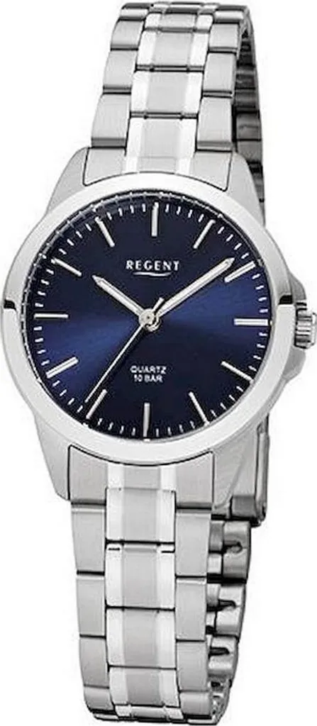 Regent montre Femme F-1004 étanche avec affichage dateur et verre minéral