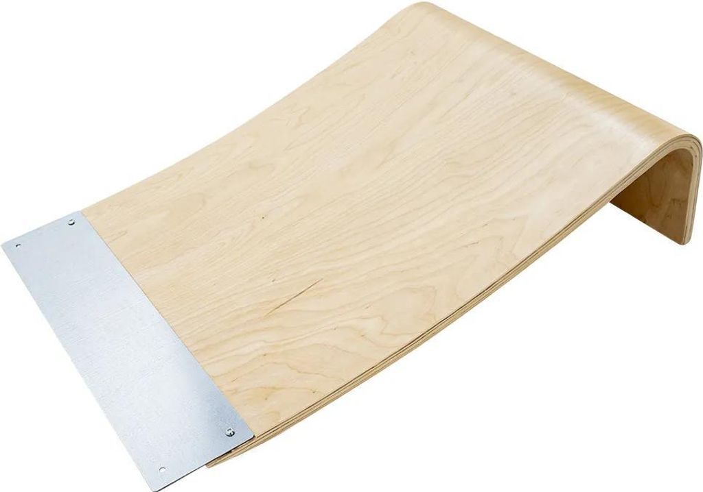 Graw Jump Rampe G20 – Sprungrampe 20 Cm Hoch, Birken/Pappelholz, 15 Lagen, Für Skateboard, Scooter, BMX, Inline, RC – 50 X 76 Cm, 6 Kg