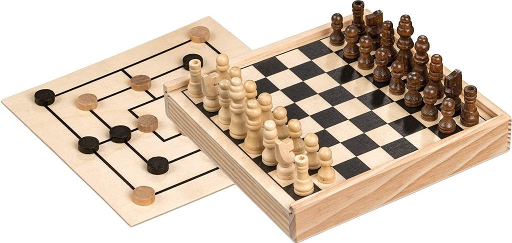 Philos Schach-/Mühlenspiel Mini