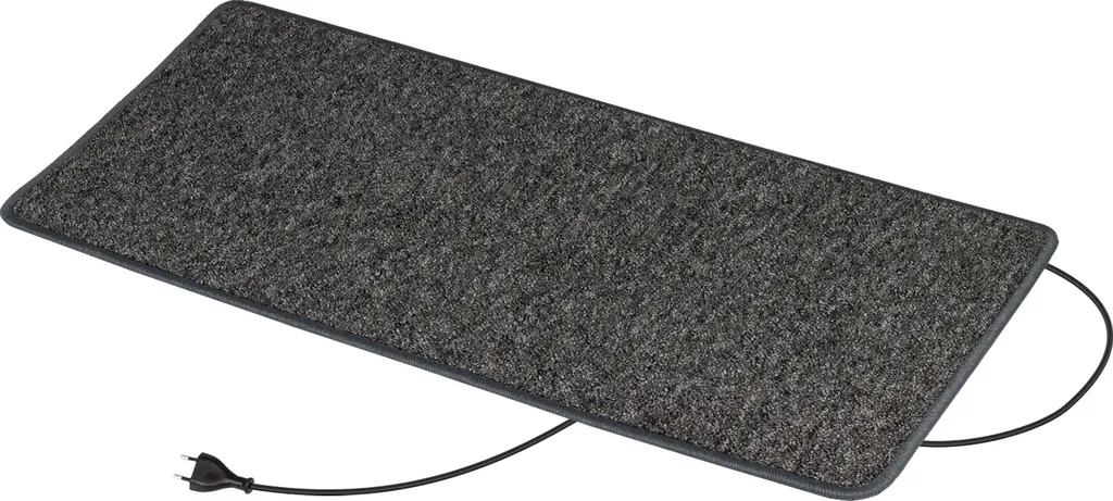 Tapis Chauffant Électrique 230V Anthracite - Confort Pieds au Chaud