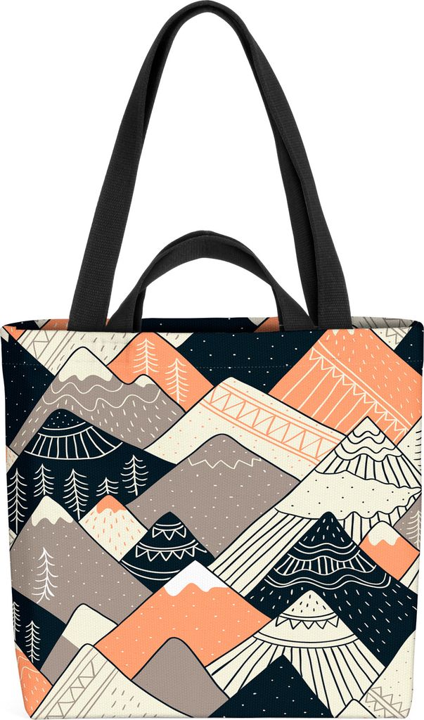 VOID Berge Norwegen Muster Bild Tasche 33x33x14cm,15l Produktbild 