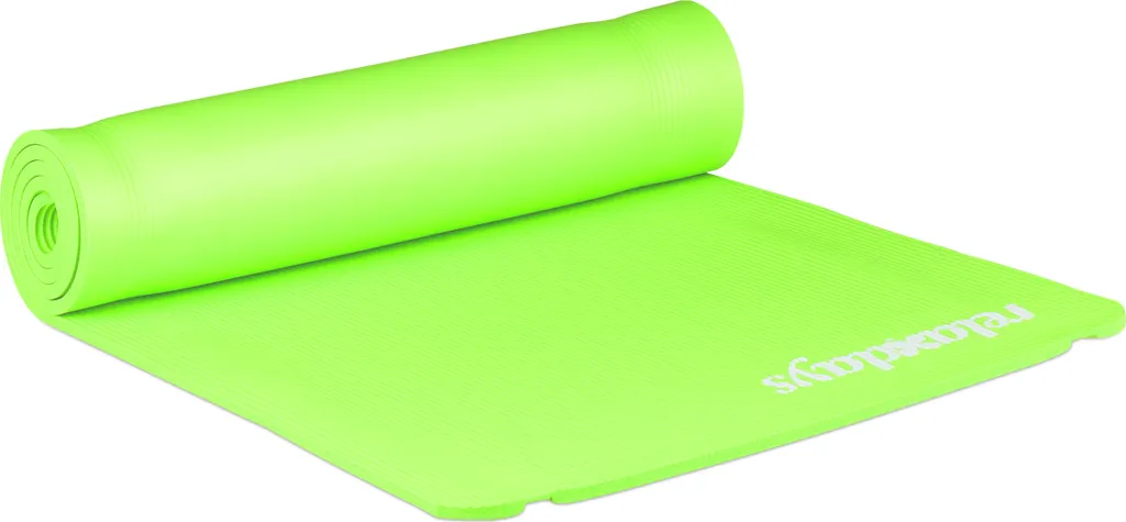 Tapis de Gymnastique Épais 10mm Relaxdays pour Entraînement au Sol