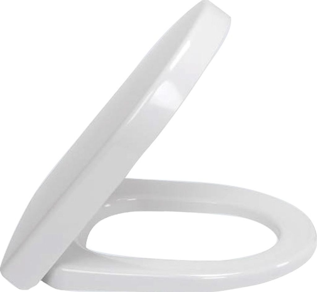 Villeroy & Boch Subway 2.0 WC-Sitz 9M69Q1 mit QuickRel. - Funktion Scharniere aus Edelstahl Weiß Alpin - 9M69Q101