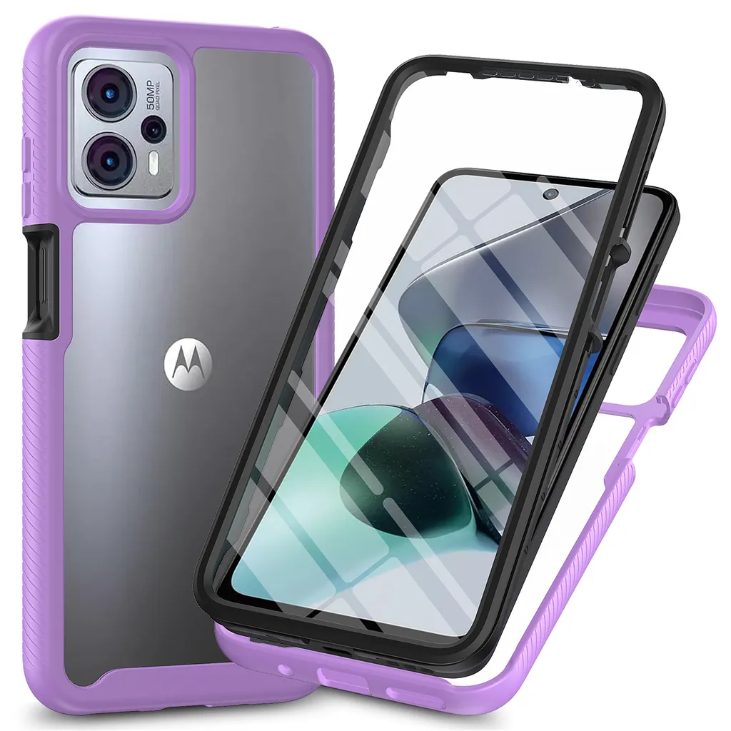 Custodia Protettiva Viola Moto G23 / G13 - Elegante e Ultra Resistente