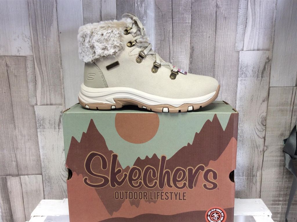 Skechers Boots TREGO - FALLS FINEST, wasserdicht, Beige, Damen