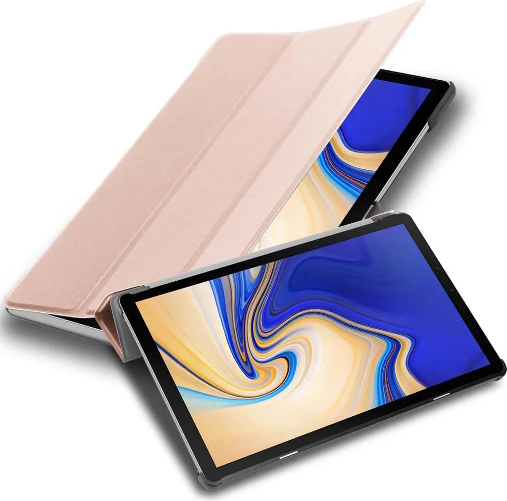 Cadorabo Custodia Samsung Galaxy Tab S5e 10.5 Rosa - Cover Libro Pelle