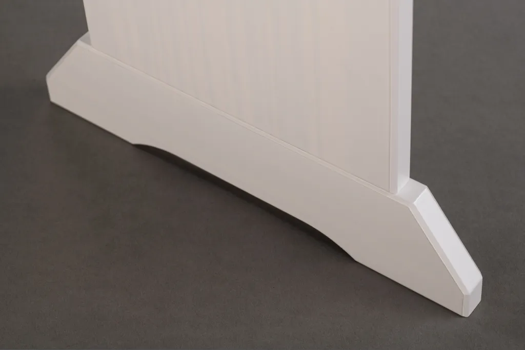 Banc WrightC blanc/marron : la solution gain de place pour votre entrée - 3