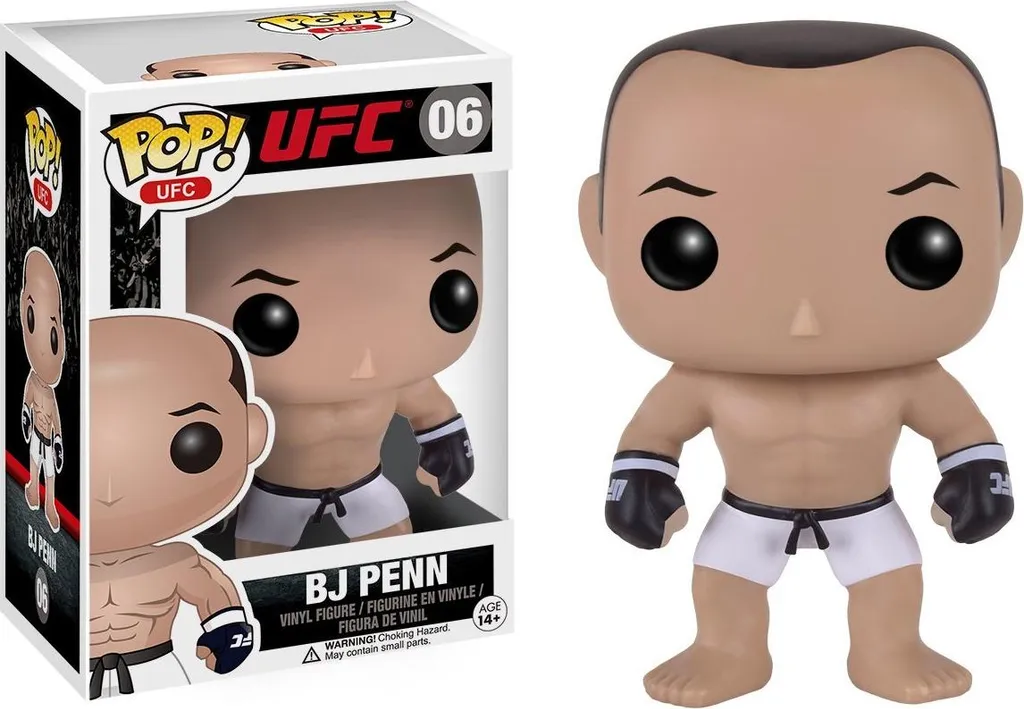Figurine POP BJ Penn UFC Finition Détailée Short de Combat Officiel