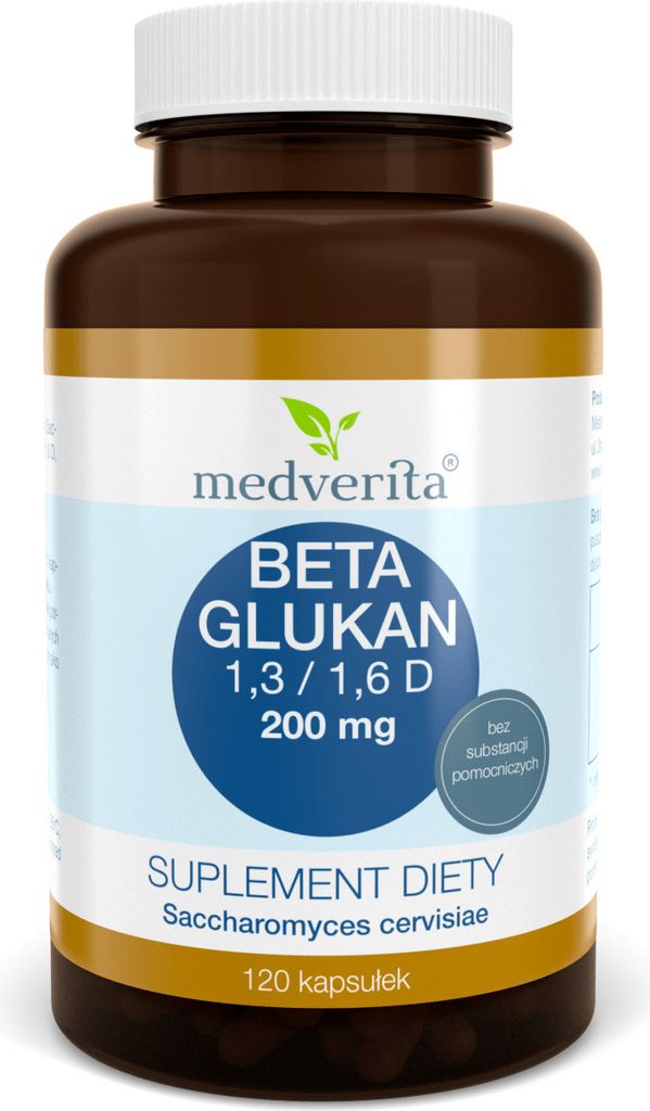 MEDVERITA Beta Glucan 1,3/1,6 D 200 mg IMMUNITÄT 120 Kapseln