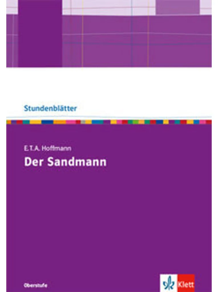 Der Sandmann de E.T.A. Hoffmann : Kopiervorlagen et Supports de Cours