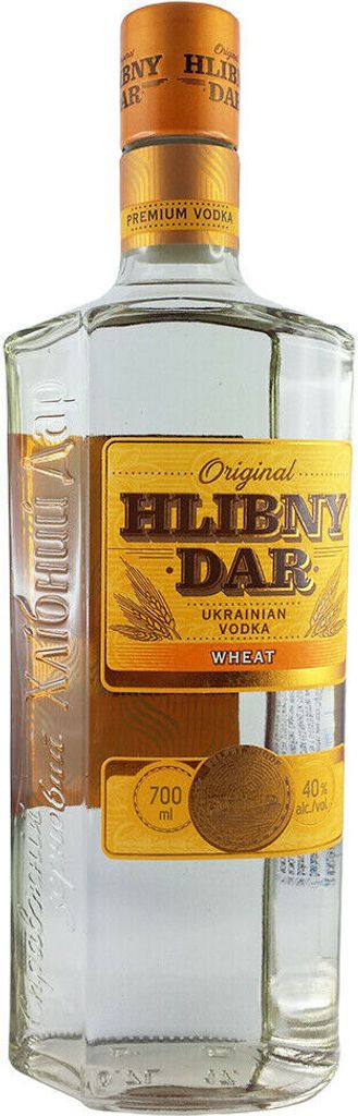 Hlibny Dar | Wodka Wheat | Premium Weizenvodka | 40 % vol | Produktbild 