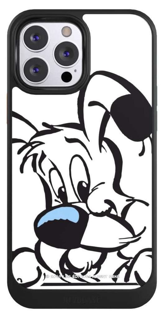 NIVOCASE Hülle für Apple iPhone 13 Pro Max Handyhülle NIVOcore Case Schwarz Comic Idefix Offizielles Lizenzprodukt