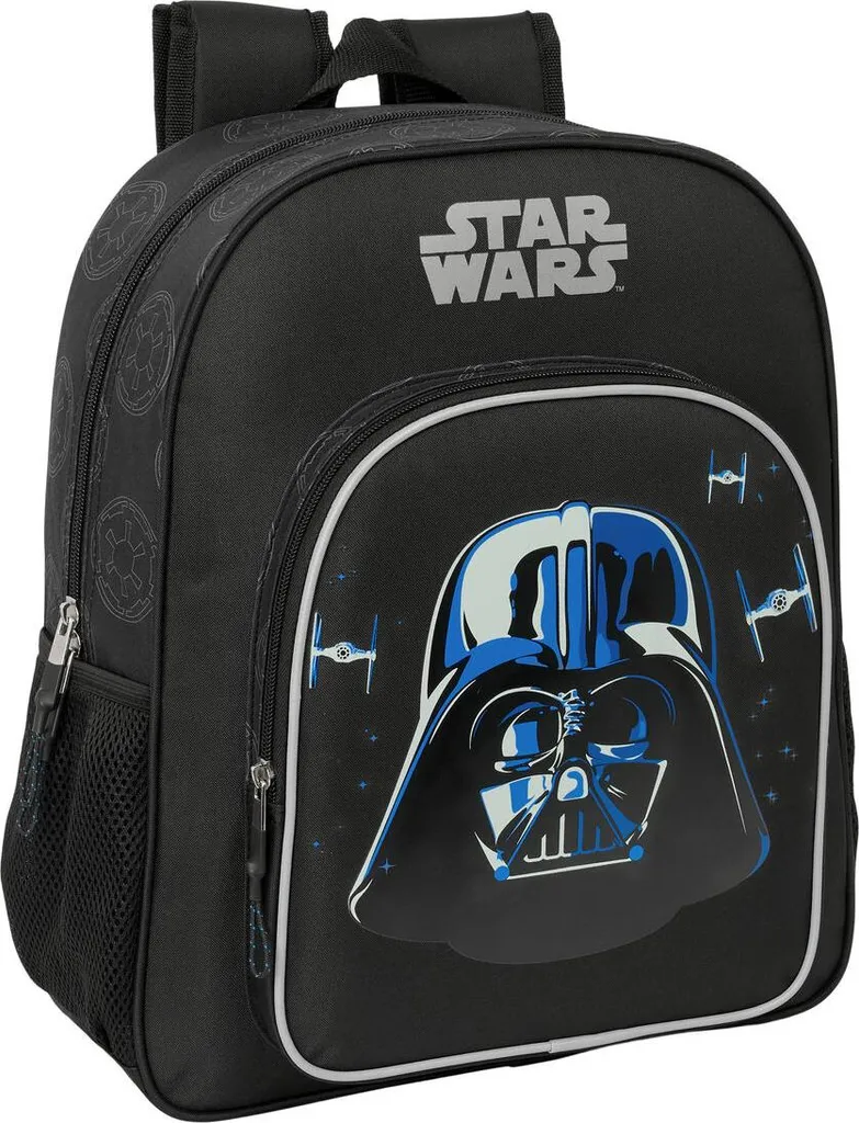 Cartable Star Wars Rebellion Noir pour la Rentrée Scolaire - 32x38 cm