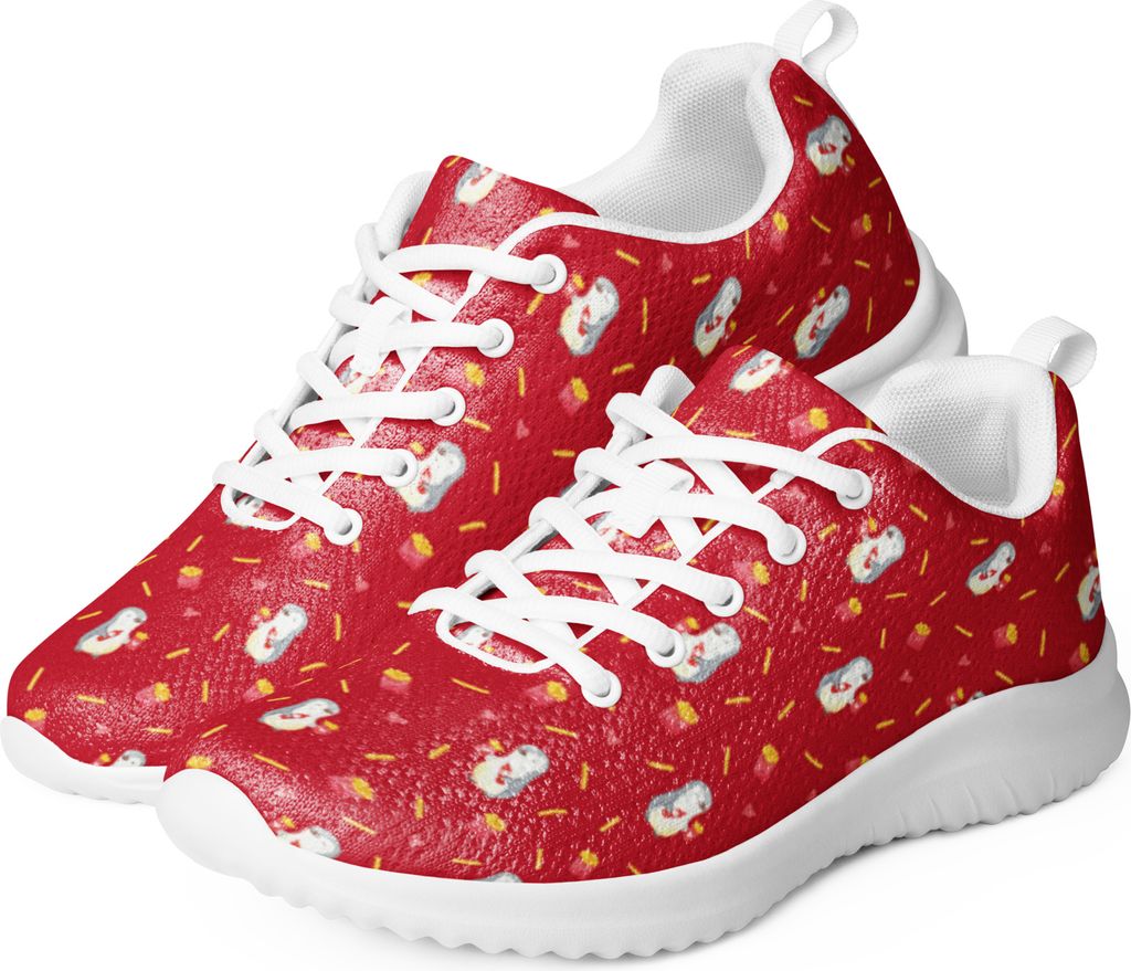 Mr. & Mrs. Panda Sneaker Damen Pinguin Pommes Größe 39 - Gelb - Geschenk, für Partner, Freundin, Damensneaker, Bunt, Frauen, Jahrestag, Weiß, S...