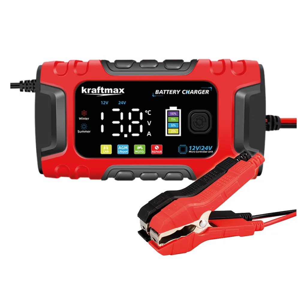 Caricabatterie Intelligente Kraftmax BC-600: Ideale per Camper e LiFePO4