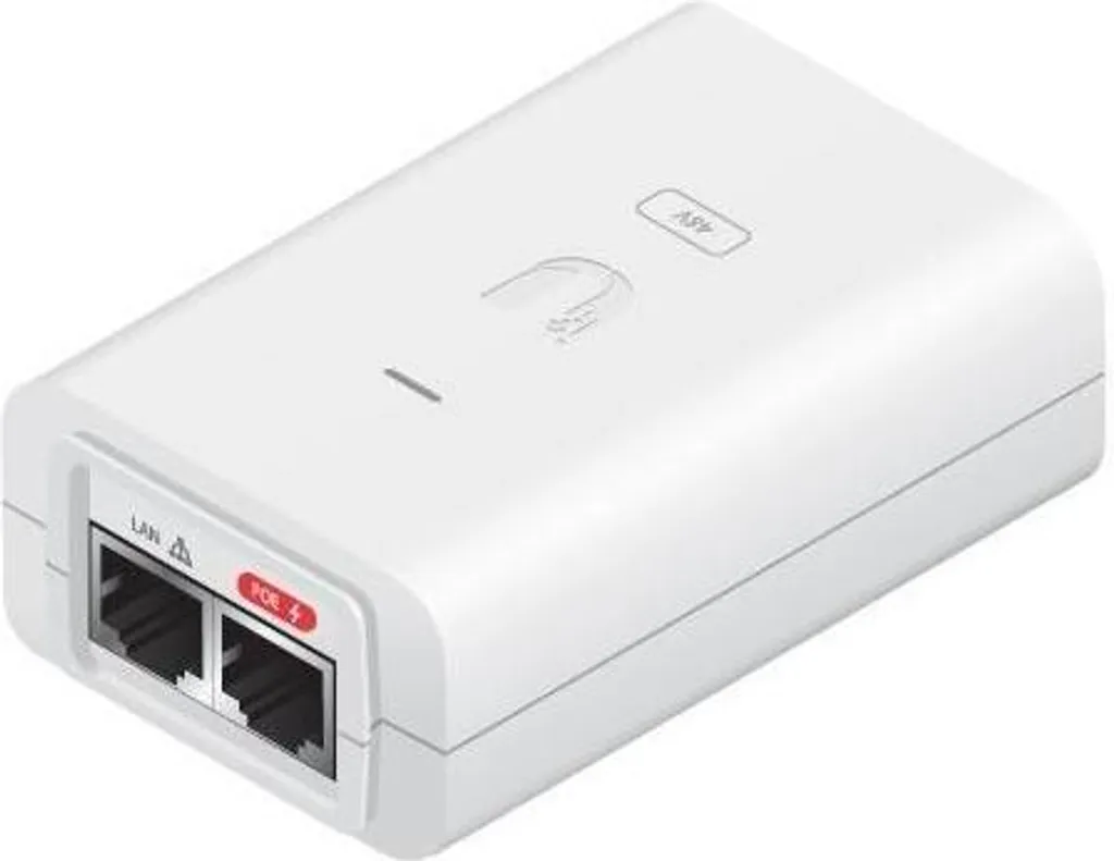 Offerta Iniettore PoE 48V 24W Bianco - Alimentatore Rete Pronta Consegna