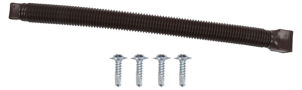 Downspout Extender einsensablenkbar Regenrinnenabflussrohr nach unten Auslöser Abflusslänger braun